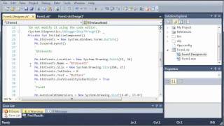 Visual Basic Tutorial  49  Events [upl. by Marguerita]