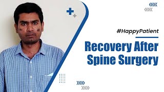 Recovery After Spine Surgery  Patient Testimonial  Medicover Hospitals [upl. by Ydualc]