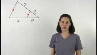 Triangle Proportionality Theorem  MathHelpcom  Math Help [upl. by Liederman]