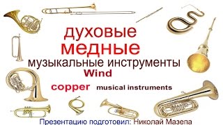 Духовые медные музыкальные инструменты [upl. by Cooperman]