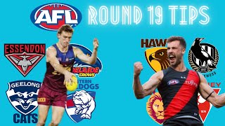 AFL ROUND 19 TIPS [upl. by Amahs]