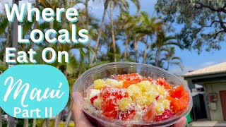 Maui Foods Where Real Locals Eat Pt 2 2024 [upl. by Lyrad]