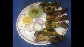 Chicken Kalmi Kabab  Tangdi Kabab without Oven  Chicken Recipe [upl. by Aisats]