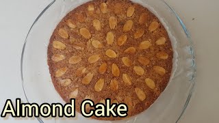 Almond Cake Recipe  Bakery Style Almond Cake  MiMis Kitchen [upl. by Neibaf]