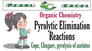 Pyrolytic Elimination Reaction Cope Chugaev pyrolysis of acetates [upl. by Llenyl]