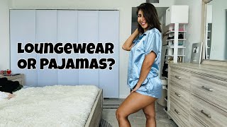 Loungewear and Pajamas Try On Haul and Review Ft Ekouaer tryon [upl. by Adnawak]