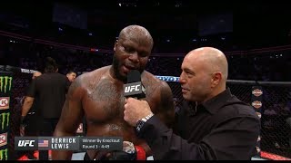 UFC 229 Derrick Lewis Octagon Interview [upl. by Anola]