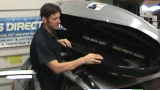 Thule 685XT  685BXT Atlantis 1200 Cargo Roof Box Review Video amp Demonstration [upl. by Rhetta]