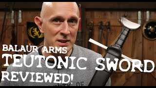 Balaur Arms Kult of Athena Teutonic Arming Sword Review [upl. by Towers]