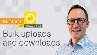 Master It – uploads and downloads in Datasite [upl. by Roskes959]