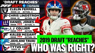 Revisiting the Biggest Reaches of the 2019 NFL Draft [upl. by Neltiac]