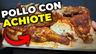 COMO hacer POLLO con ACHIOTE en el horno ¡¡¡RECETA FACIL [upl. by Atinihs535]