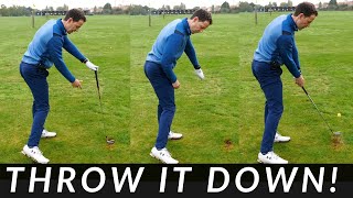 INCREDIBLE DRILL TO HIT YOUR IRONS AND DRIVER STRAIGHT  Fix Your Slice [upl. by Ilysa]