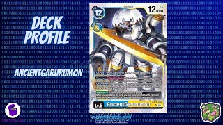 Deck profile AncientGarurumon  BT17 [upl. by Aneret]