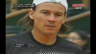 Guillermo Coria Super stop volley RG 2008 [upl. by Reeher]