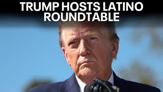 Donald Trump holds Latino roundtable  FOX 29 News Philadelphia [upl. by Dann662]