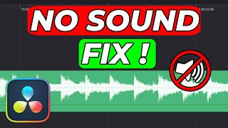 How to FIX No Audio in Davinci Resolve 19 Easy [upl. by Eednil]