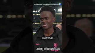 Wholesome postmatch interviews 💙 chelseafootball [upl. by Olivier]