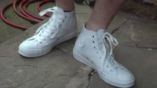 Converse All Star Hi White 2 [upl. by Yaj]