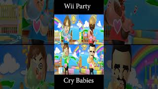 Wii Party  Cry Babies Minigames  Player Vs Pierre Vs Víctor Stépphanie Master CPU [upl. by Aittam]