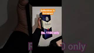 Ballentine Scotch Whiskey only Rs 1100 in gurgaon scotchwhisky bestwhiskey topwhiskey liquor [upl. by Aerdnahc]