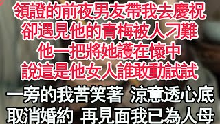 領證的前夜男友帶我去慶祝，卻遇見他的青梅被人刁難，他一把將她護在懷中，說這是他女人誰敢動試試，一旁的我苦笑著 涼意透心底，取消婚約 再見面我已為人母【顧亞男】【高光女主】【爽文】【情感】 [upl. by Niamert601]