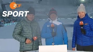 Live vom BiathlonWeltcup in Oberhof  ZDF SPORTextra [upl. by Valley]