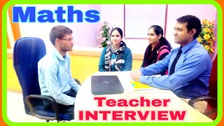 Mathematics interview questions for teachers l NVS [upl. by Suirauqram]