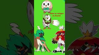 Estágios do rowlet [upl. by Sairu]