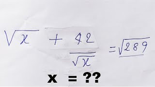 nice algebra math Olympiad l find the value of x [upl. by Skip587]