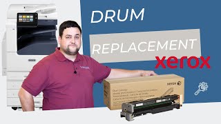 How to replace the drums on your Xerox machine Xerox VersaLink C7020C7025C7030 [upl. by Lankton776]