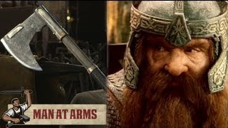 Gimlis Bearded Axe Lord of the Rings  MAN AT ARMS [upl. by Cordula]