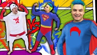 SUPER FOCA VS SUPER HOMEM  LUCCAS NETO É O HERÓI MAIS FORTE 10 [upl. by Deerc]