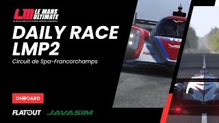 POV Damaged LMP2 at Spa in Wet What Could Go Wrong  Online Daily Races  Le Mans Ultimate [upl. by Crosby]