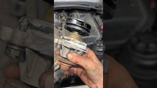 How to remove a seized e46 water pump Tip for easy removal automobile bmw e46 [upl. by Adnorrehs]