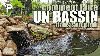 COMMENT faire un BASSIN dans son jardin  Biodiversité [upl. by Erida702]