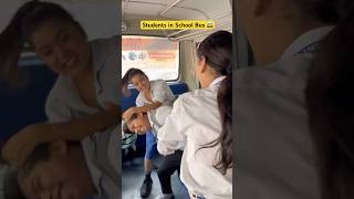 Students and School bus 🚌 shorts ytshorts sejalgabashorts schoollife teacherlife [upl. by Ydoow]