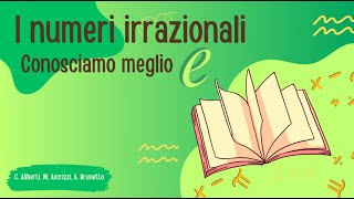 I numeri irrazionali conosciamo meglio e [upl. by Emera491]