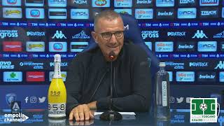 LA DOMANDA DEL GIORNALISTA MAURIZIO ZINI A MISTER AURELIO ANDREAZZOLI AL TERMINE DI EMPOLI UDINESE [upl. by Danella]