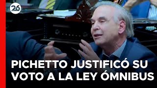 ARGENTINA  Pichetto sobre la Ley Ómnibus quotes el corazón del Gobiernoquot [upl. by Afira145]