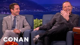 Bill Burr Teaches Elijah Wood How To Kill  CONAN on TBS [upl. by Ettennor]