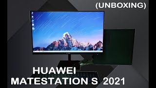 Unboxing Huawei Matestation S 2021 [upl. by Noeht]