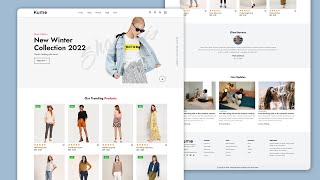 How To Make Ecommerce Website Using HTML And CSS Step By Step  Complete Responsive Design [upl. by Middleton]