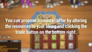 How to propose a trade counteroffer in Catan Universe PCMacBrowser Catan Academy [upl. by Wilfreda41]