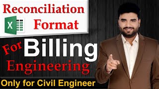 Construction Material Reconciliation Format in Excel Civilguruji [upl. by Cousins]