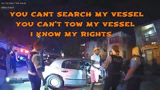 PETULANT PUNK GOES TO EXTREMES ON TTRAFFIC STOP [upl. by Haliehs658]