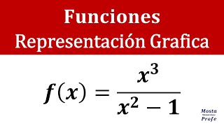 Estudio y representación gráfica de funciones Función racional asintotas verticales oblicua [upl. by Ymot]