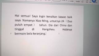 Malay assignment [upl. by Ellinej]