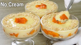 Mango Dessert Recipe  Mango Trifle Delight  Dessert Recipe Without Cream  Easy Custard [upl. by Ferreby730]