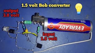 How to make Joule Thief CircuitBD140 PNP  15V  6V [upl. by Ymmat588]